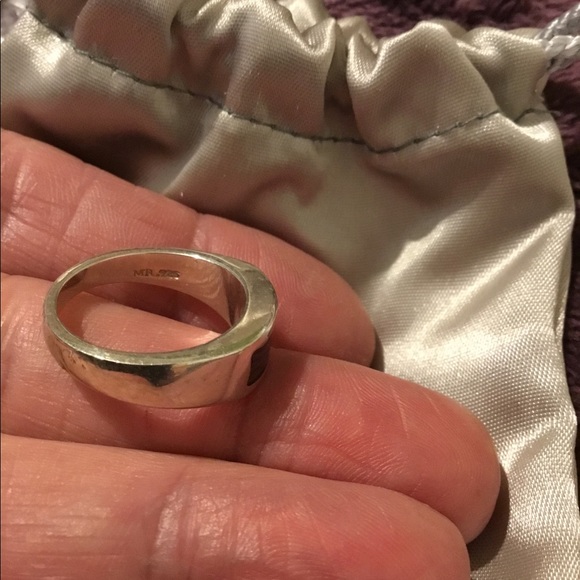 Vintage Melissa Rivers Sterling Silver & Purple Enamel Ring, 7 NIB - Picture 7 of 10